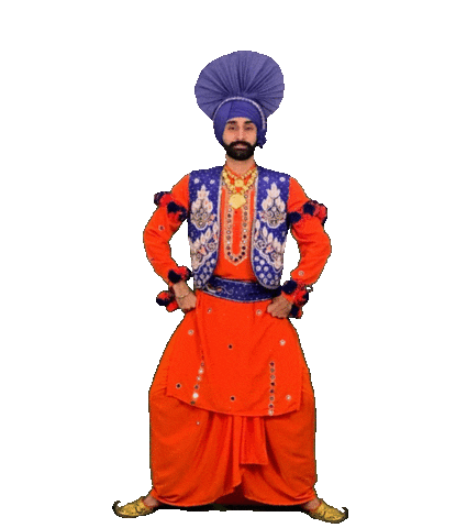 Sardar Ji doing Bhangra